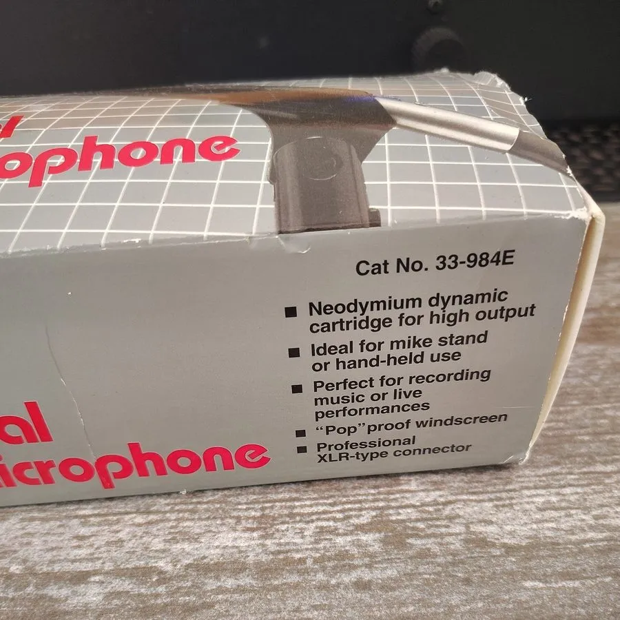 Микрофон Vintage Radio Shack 33-984e (SHURE) Highball Unidirectional Dynamic Mic