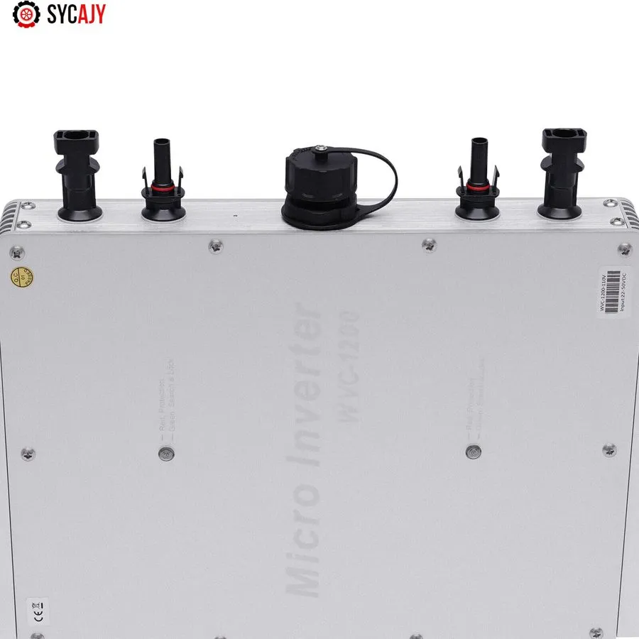 Аккумулятор Solar Micro Inverter WVC-1200W Grid Tie MPPT Pure Sine Wave DC to AC