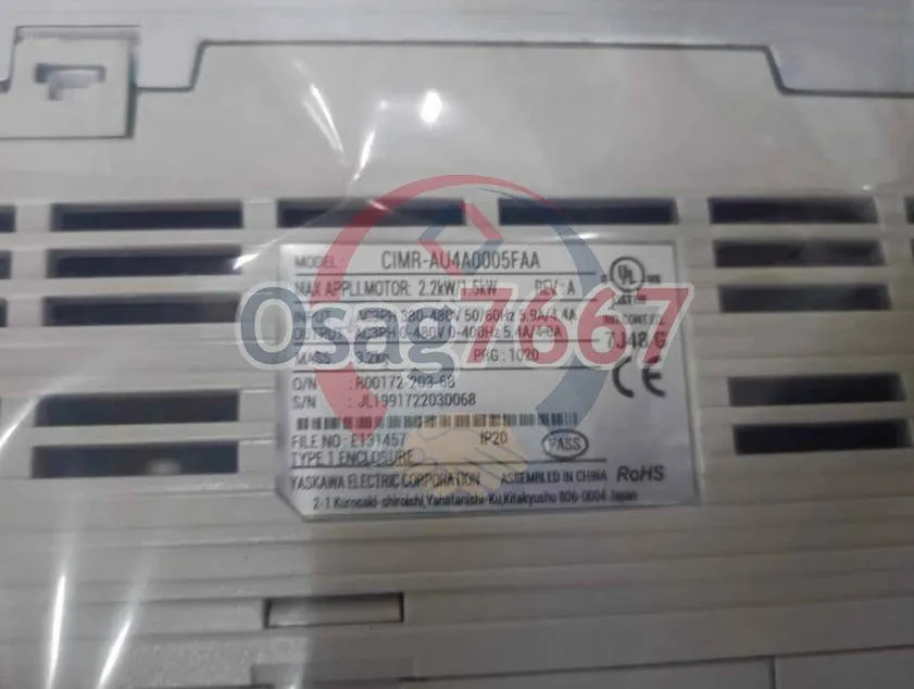 Частотный преобразователь YASKAWA A1000 AC Drive CIMR-AU4A0005FAA Frequency conv