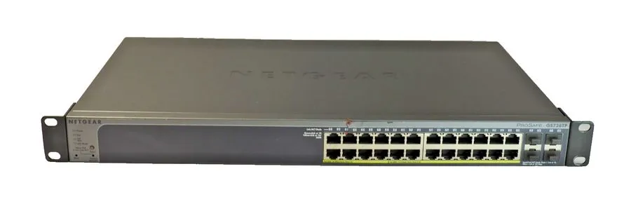 Коммутатор NETGEAR GS728TP Pro 24 Port Gigabit Smart PoE+ Switch 190W 4x SFP GS7
