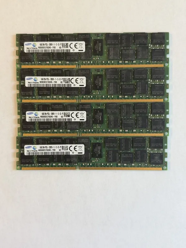 Модуль памяти Samsung M393B2G70QH0-YK0 16 GB DDR3 2Rx4 PC3L-12800R ECC Server RA