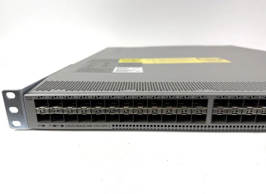 Коммутатор Cisco Nexus N9K-C9372PX-E Switch 48-Port 10Gb SFP+ 6-Port 40Gb QSFP+