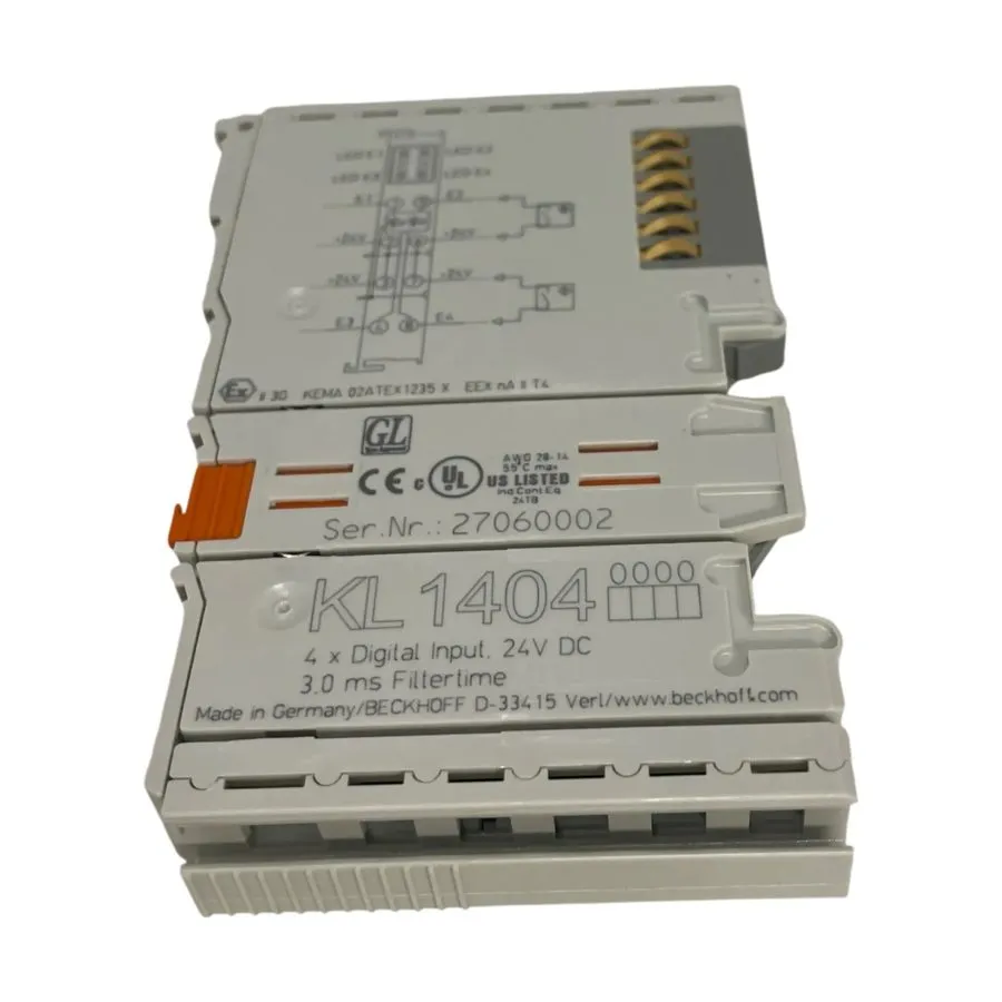 Модуль ввода-вывода Beckhoff KL1404 4x Digital Input 24V DC