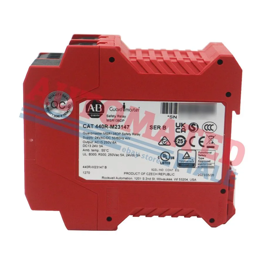 Реле безопасности Allen Bradley Safety Relay 440R M23143 Series B, MSR138DP