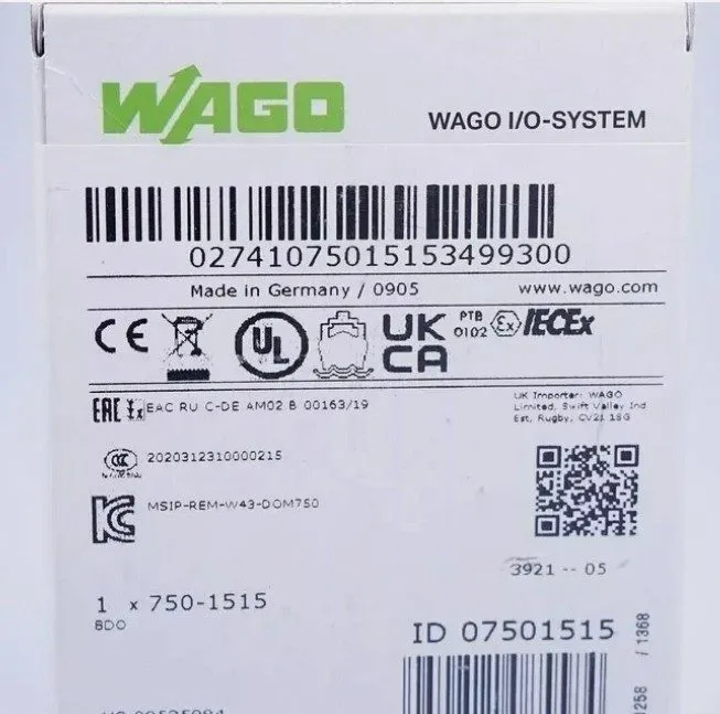 ПЛК Wago 750-1515 Buscoupler DeviceNet Module PLC Adapter