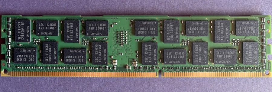 Модуль памяти Samsung 4GB 2Rx4 PC3-10600R M393B5170FH0-CH9 DDR3 Server Ram — фото лота 1