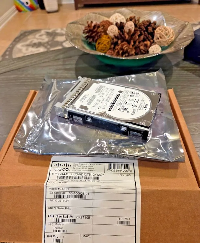 Жёсткий диск Cisco UCS-HD12TB10K12G 1.2TB HDD SAS 10K RPM 12G Internal Hard Driv