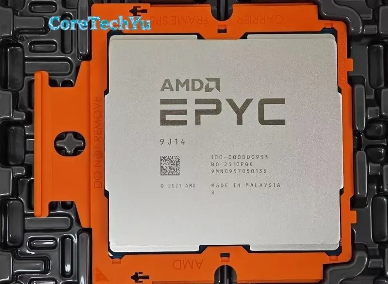 Сервер AMD EPYC 9J14 GENOA 2.4GHZ Processor CPU SERVER ZEN4 192 Threads SP5 96 C