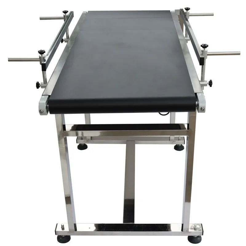 Конвейер 110V PVC Conveyor w/Dual Guardrail 59"x7.8" 60W Adjustable Speed Motor 