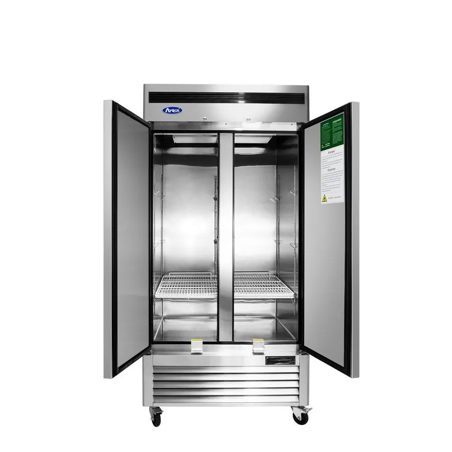 Холодильный шкаф Atosa MBF8506GR 28.5 Cu.ft Double Door Bottom Mount Reach-In Re — фото лота 2