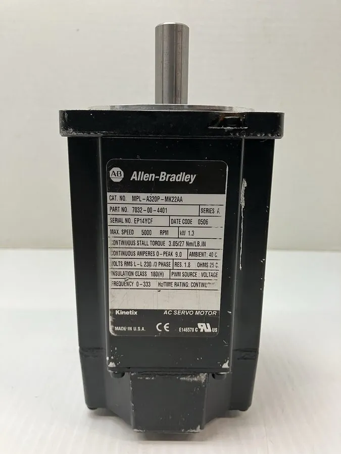 Серводвигатель Allen Bradley MPL-A320P-MK22AA Kinetix AC Servo Motor