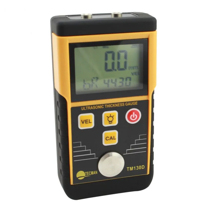 Толщиномер TM130D Digital Ultrasonic Thickness Gauge Metal Steel thickness Teste