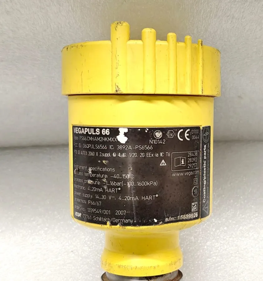 Датчик давления VEGA VEGAPULS 66 PS66,CMHAM2HKMXX Radar Level Sensor N10142 IP66