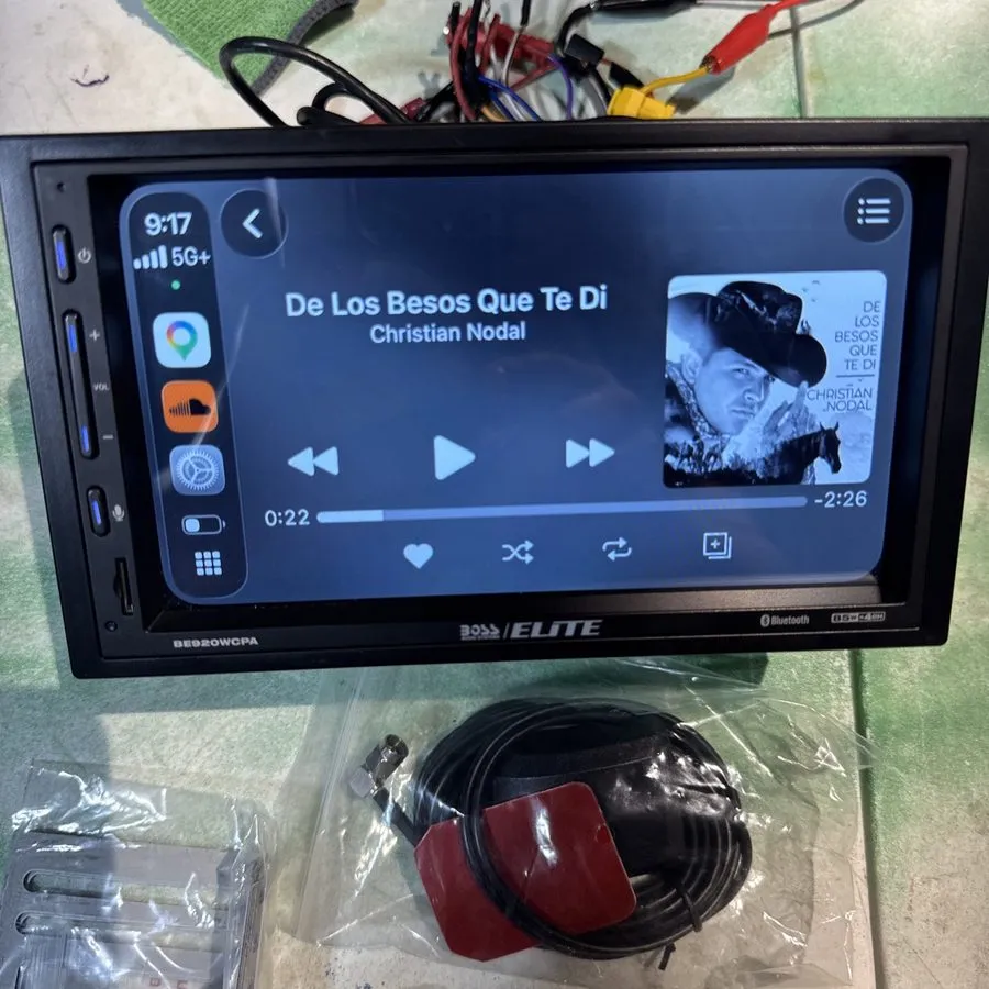Жгут проводов Boss ELITE Audio BE920WCPA Digital Small Scratch CarPlay Wireless — фото лота 1