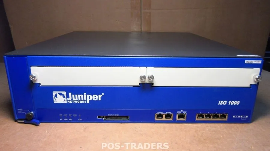 Коммутатор Juniper NS-ISG-1000B ISG-1000 Integrated Security Gateway Baseline Ch