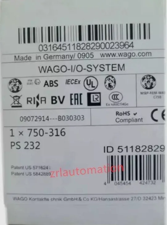 ПЛК WAGO 750-316 Module PLC