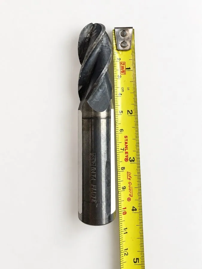 Режущий инструмент Data Flute SSBN40750 3/4” Solid Carbide 4 Flute Ball Nose End — фото лота 1