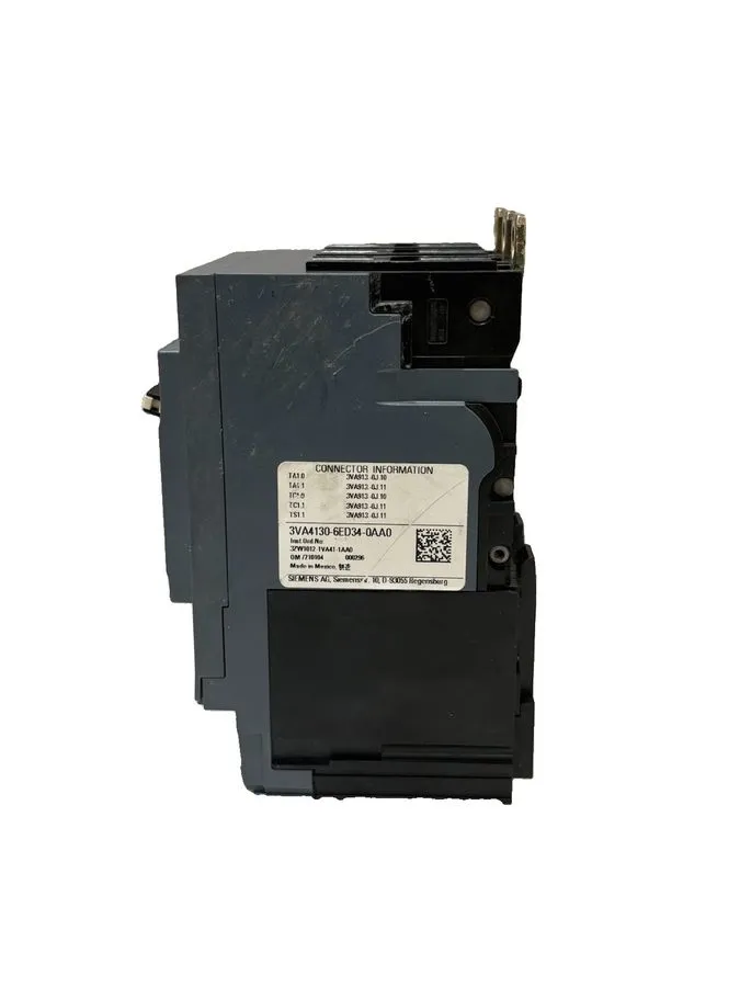 Автоматический выключатель 1 Siemens 3VA4130-6ED34-0AA0 480V 3-Pole Circuit Brea