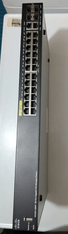 Коммутатор Cisco SG350-28MP 28-Port Gigabit Ethernet PoE Managed Switch