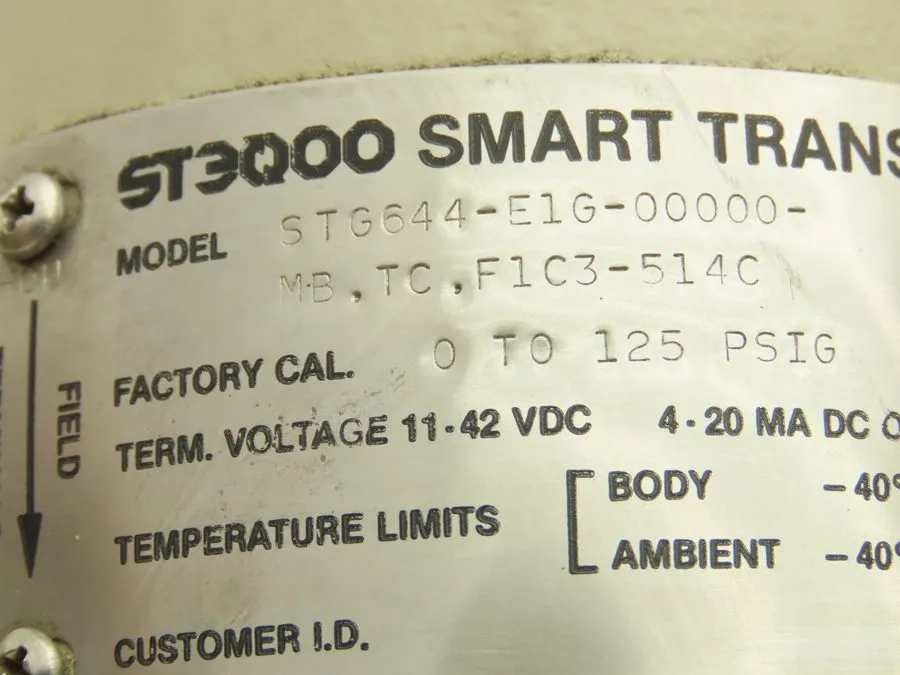 Датчик давления Honeywell ST3000 Smart Pressure Transmitter 11-42VDC 0-100 INH20