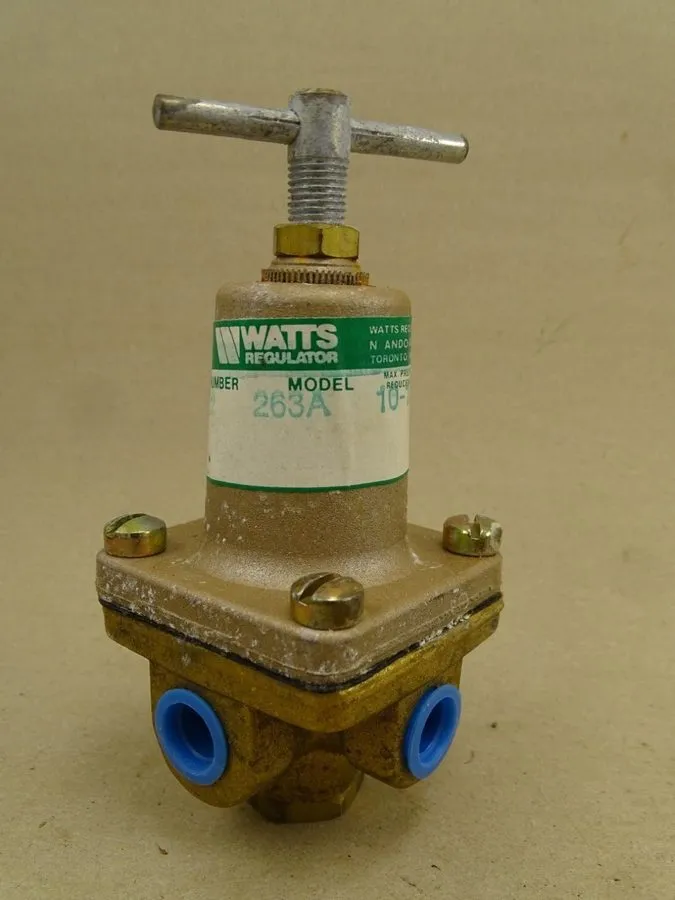 Трубопроводная арматура WATTS 3/8LF263A 10-125 Water Pressure Regulator 3/8" NPT