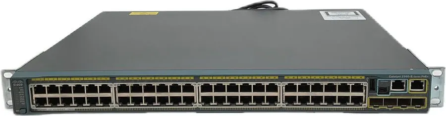 Коммутатор Cisco Catalyst 2960-S 48 port Gigabit Switch PoE+ 370W WS-C2960S-48LP