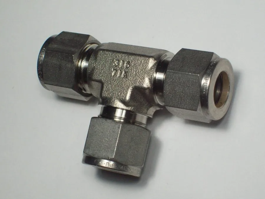 Фитинг Swagelok Stainless Steel Union Tee Fitting, 1/2" OD Tube, SS-810-3
