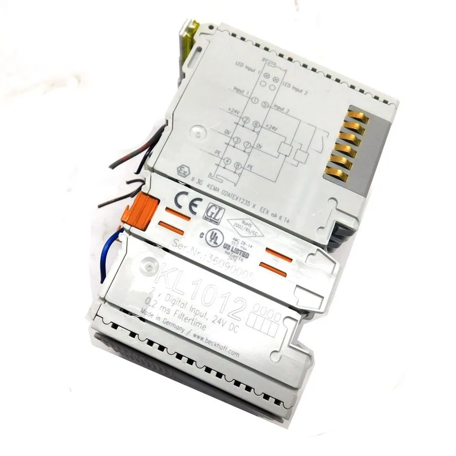 Модуль ввода-вывода Beckhoff KL1012 24VDC 0.2ms 2-Channel Digital Input Bus Term
