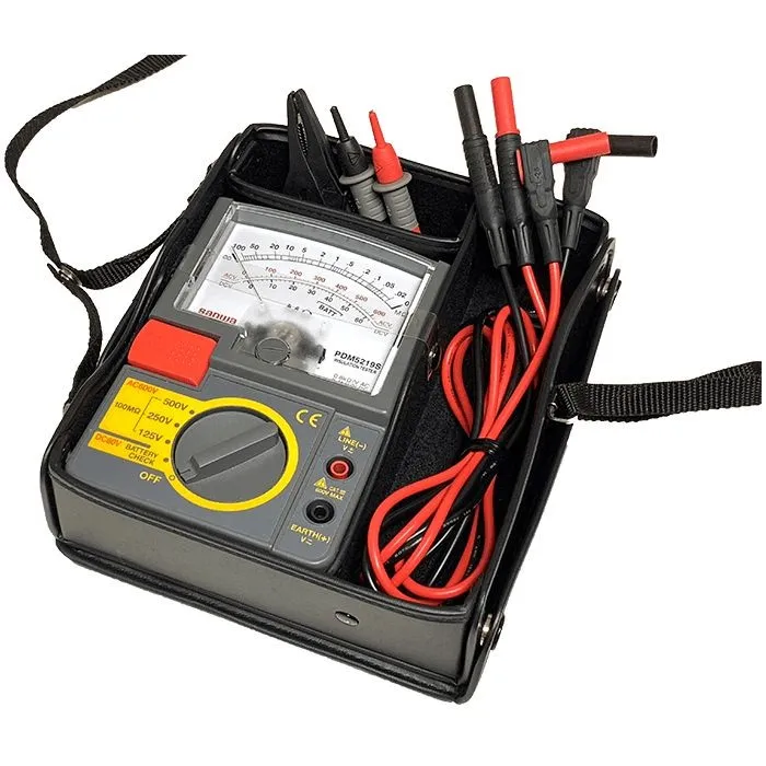 Тестер PDM5219S 125V / 250V / 500V Analog Insulation Tester / Portable Insulatio