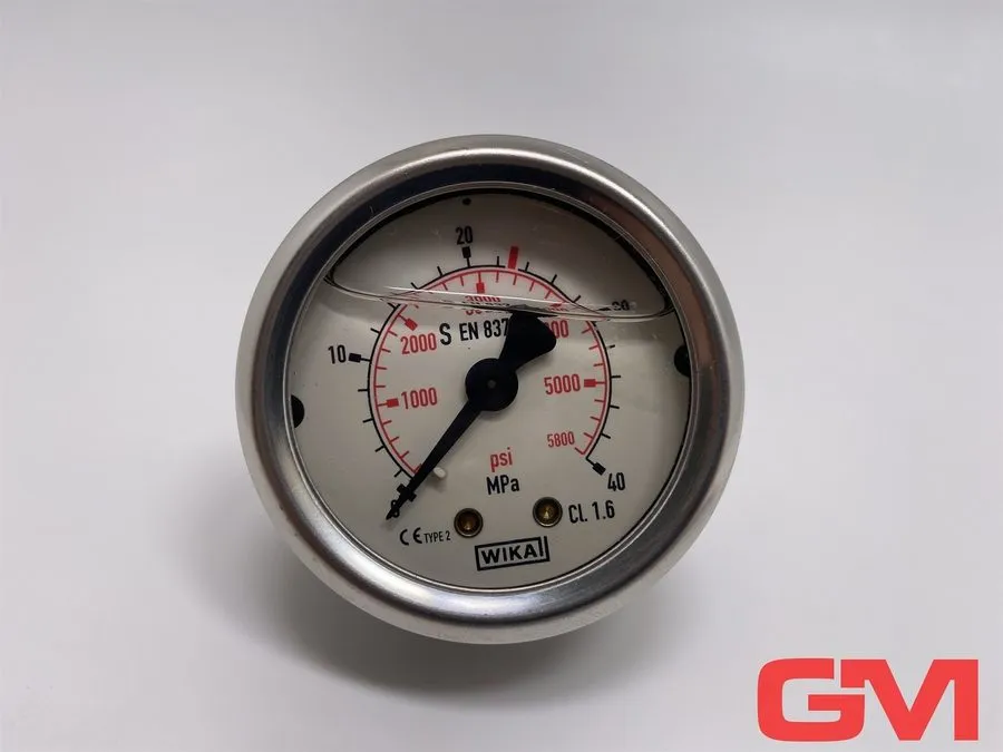 Трубопроводная арматура WIKA Parker P6G-DRA1V10 Pressure Gauge EN837-1