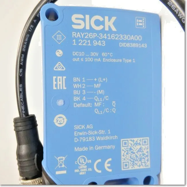 Фотоэлектрический датчик SICK RAY26P-34162330A00 Reflex Array Photoelectric Sens
