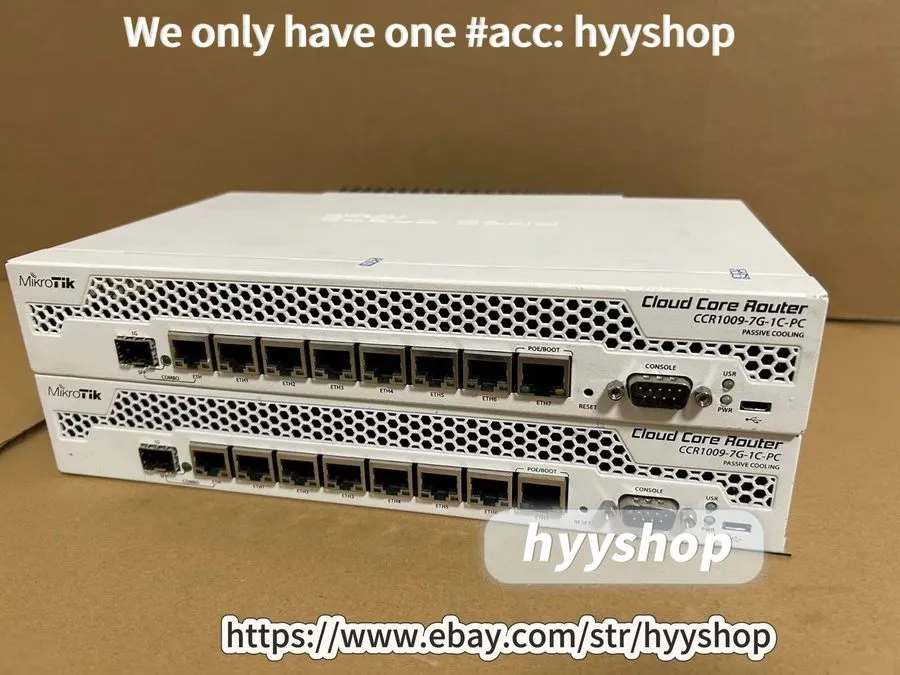 Маршрутизатор MikroTik CCR1009-7G-1C-PC by Fedex or DHL #N9498 YF/hyy