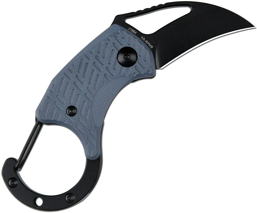 СХД CJRB Anansi Linerlock Blue-Gray G10 Folding AR-RPM9 Hawkbill Knife 1964BBU