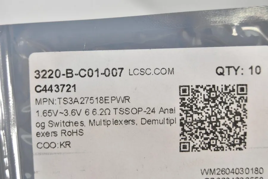 Микросхема Texas Instruments TS3A27518EPWR Analog Switch IC TSSOP-24 Multiplexer