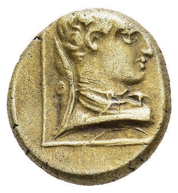 Лабораторный прибор Greek Lesbos, Mytilene (ca. 377-326 BC) Electrum Hecte Facin