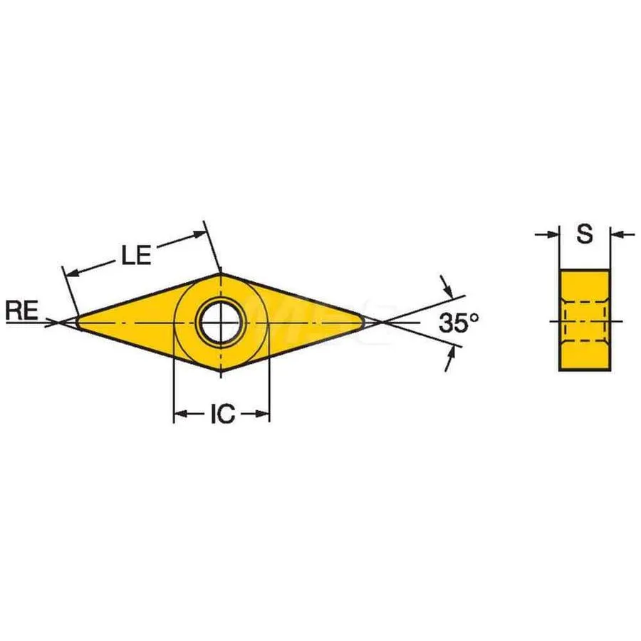 Режущий инструмент Sandvik Coromant 7861108 VNMG332-QM 4425 Carbide Turning Inse