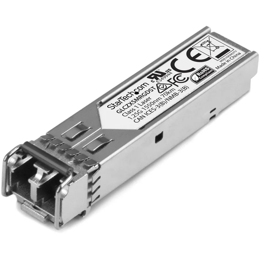 Трансивер StarTech GLCZXSMRGDST SFP 1000Base-ZX 70km SM LC 1550nm