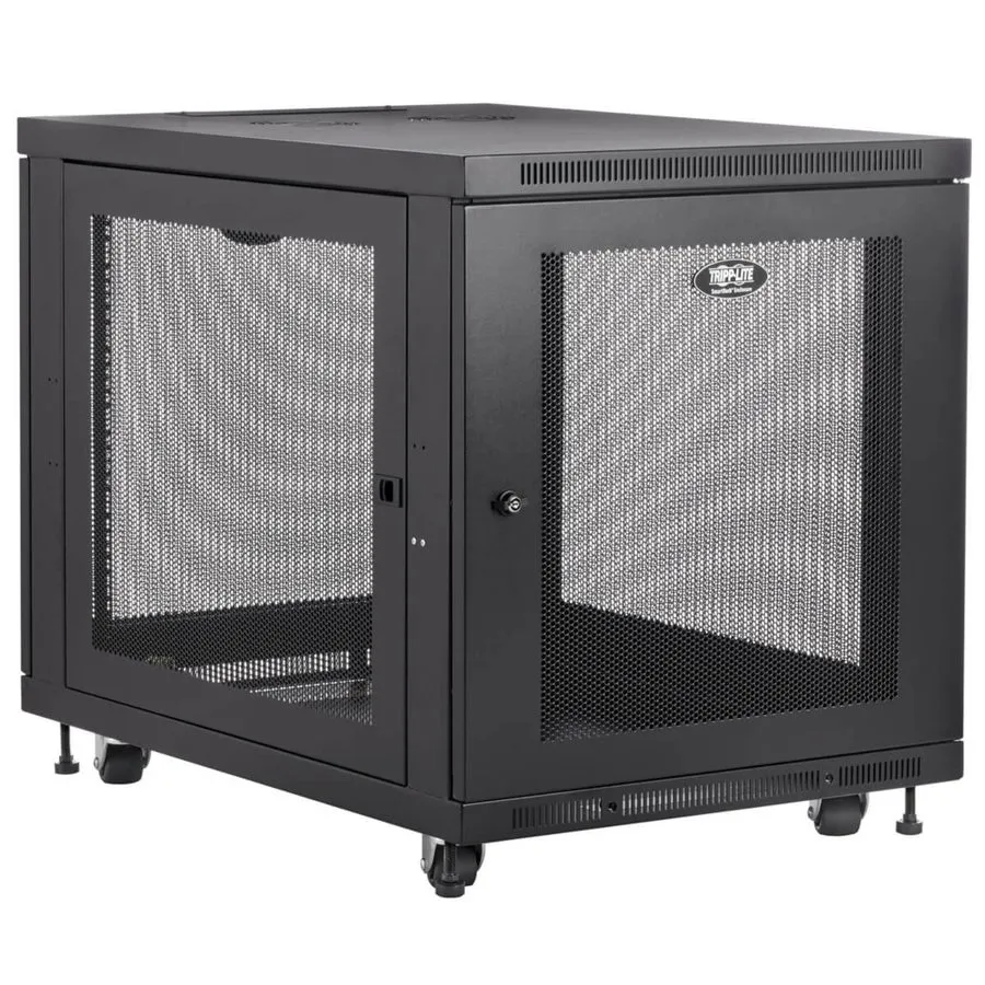 Стойка/шкаф Tripp Lite SmartRack 12U Mid-Depth Rack Enclosure Cabinet Black SR12 — фото лота 1