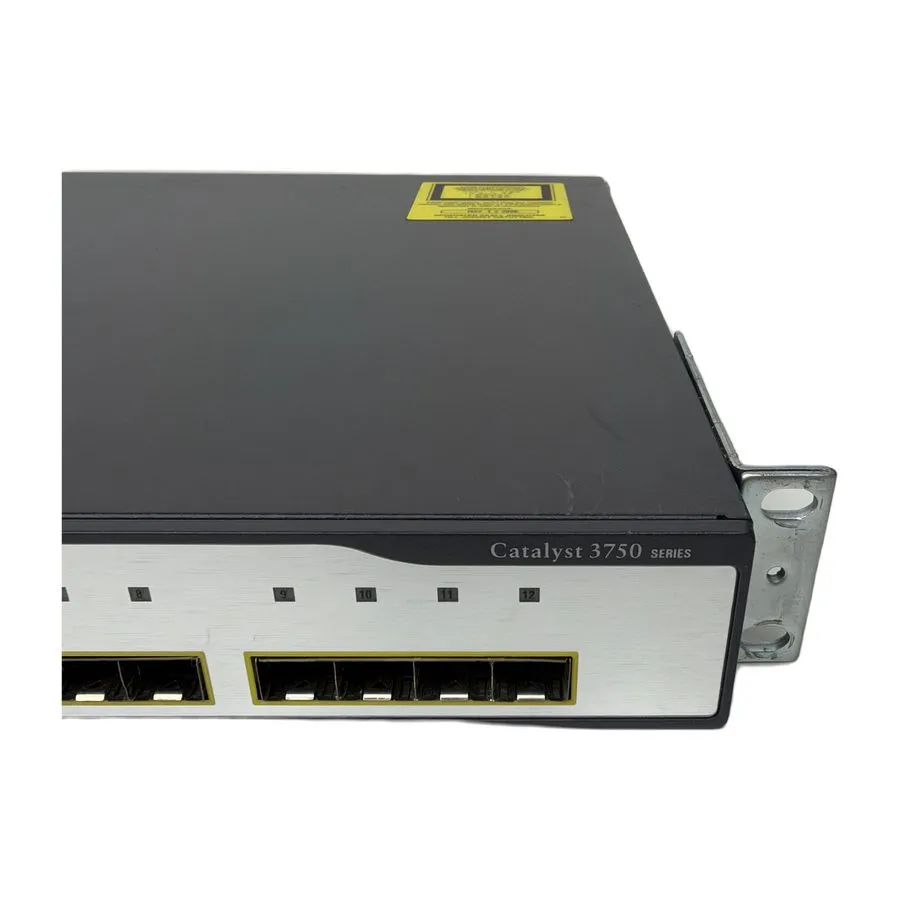 Коммутатор Cisco Catalyst 3750G 12 Port Gigabit SFP Switch WS-C3750G-12S-E