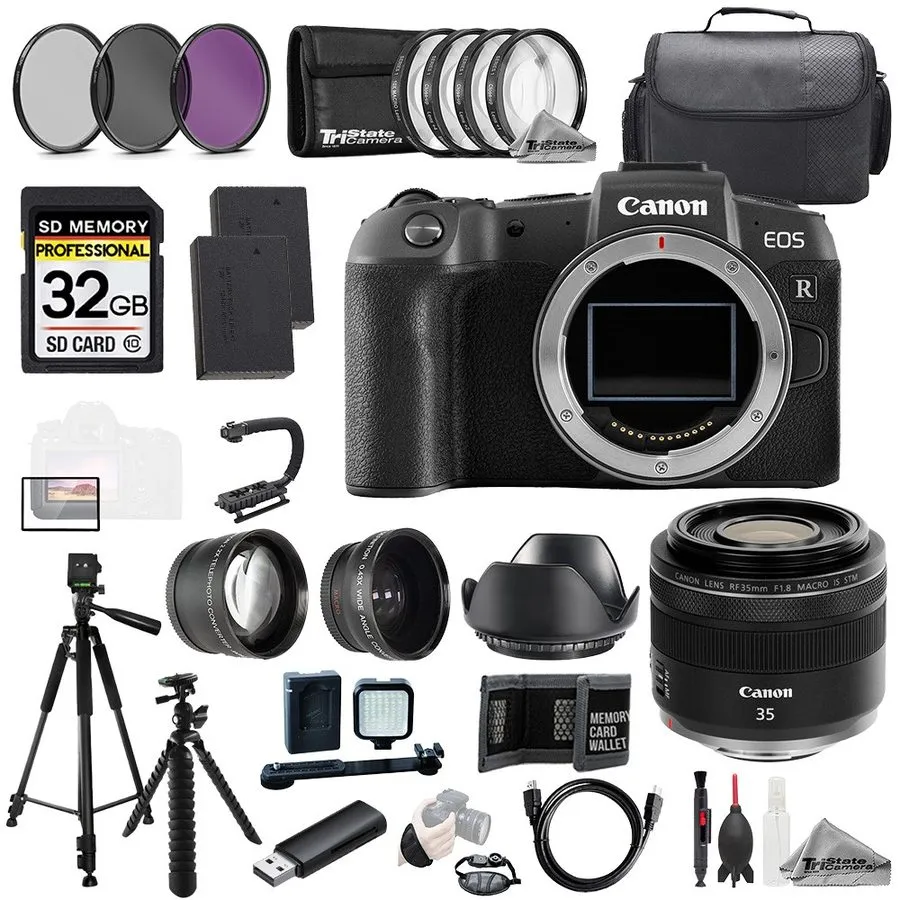 Объектив Canon EOS R8 + RF 14-35mm f/4 L IS USM Lens+32GB+ExtBat+9PCFltr-MEGAKit