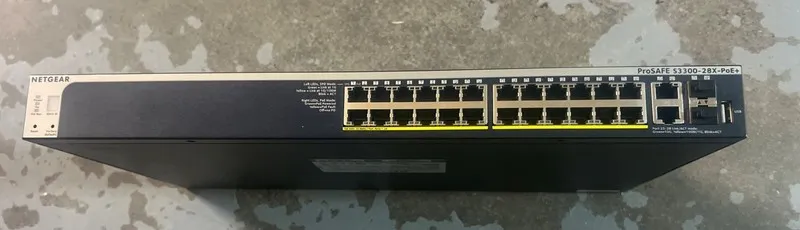 Коммутатор Netgear S3300-28X-PoE+ GS728TXP 28-Port Gigabit Ethernet Switch SFP+ 