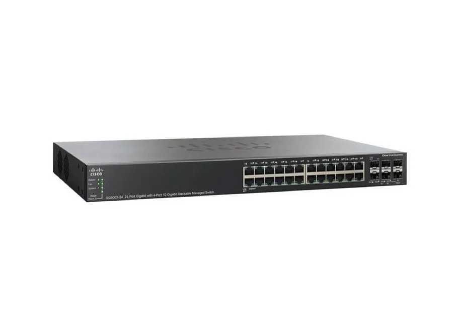 Коммутатор Cisco SG500X-24P-K9 24-Port Gigabit PoE 375W 4x10G Managed Ethernet S