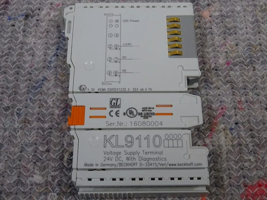 Модуль ввода-вывода Beckhoff KL9110 Voltage Supply Terminal 24V DC, with Diagnos
