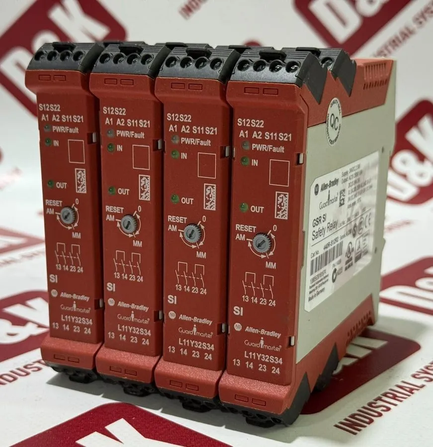 Реле безопасности 440R-S12R2 Allen Bradley Guardmaster Single Input Safety Relay