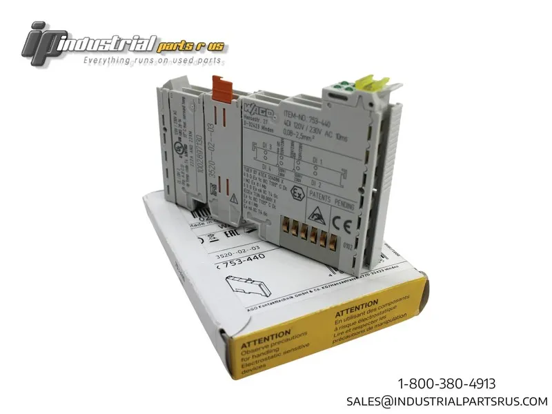 Модуль ввода-вывода WAGO 753-440 DIGITAL INPUT MODULE: 4 CHANNELS 120/230 VAC
