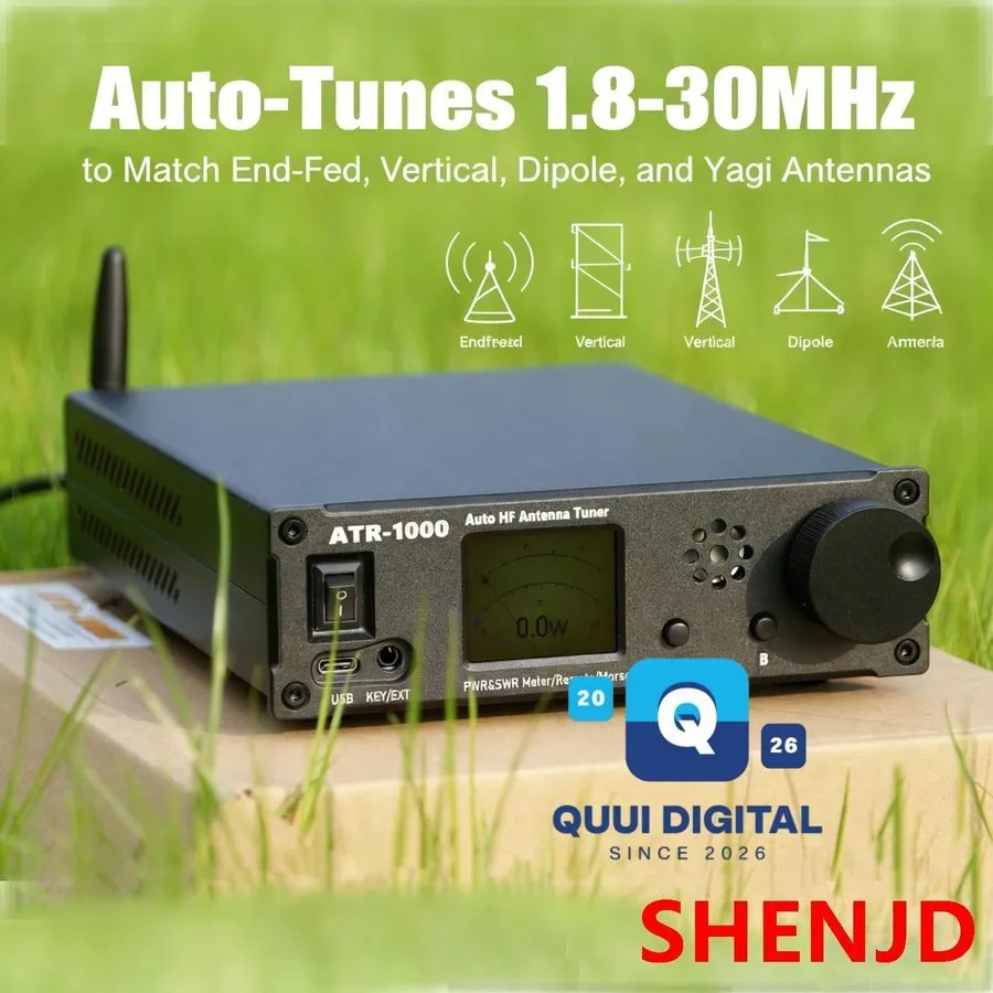 Антенный тюнер ATR-1000 1000W 1.8-30MHz Automatic Antenna Tuner