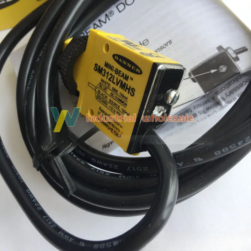 Фотоэлектрический датчик Banner SM312LVMHS Photoelectric Sensor