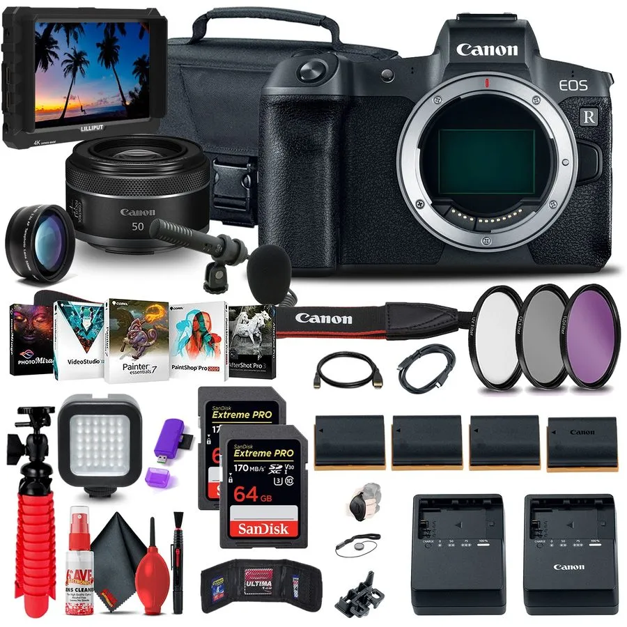 Фотокамера Canon EOS R Mirrorless Camera (3075C002) + Canon RF 24-70mm + More