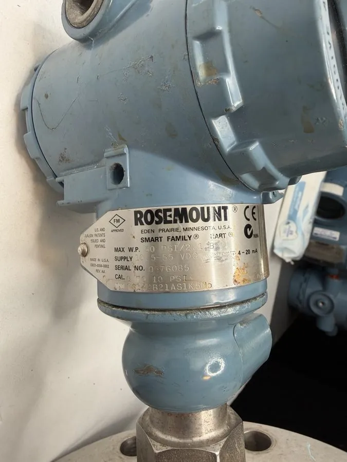 Датчик давления Rosemount 3051TG1A2B21AS1K5M5 Pressure Transmitter w/ DP0001-401 — фото лота 3