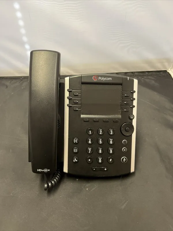 IP-телефон Polycom Desktop Phone VVX410 PoE GIG-E, 2200-46162-025 VVX 410